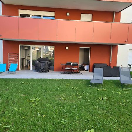 L'Instant Leman - T2 3 Etoiles A 5Min De Thonon Et Evian Avec Terrasse Et Jardin A 100M Du Lac Publier Luaran gambar