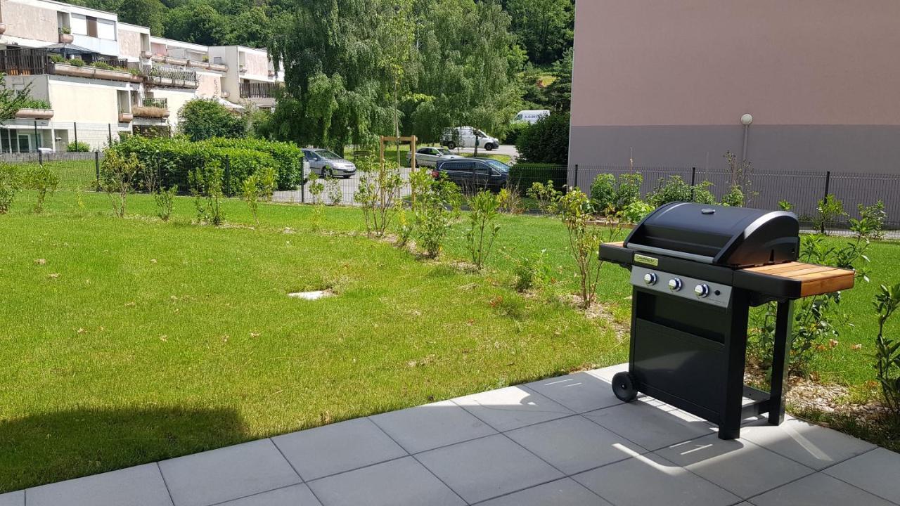 L'Instant Leman - T2 3 Etoiles A 5Min De Thonon Et Evian Avec Terrasse Et Jardin A 100M Du Lac Publier Luaran gambar