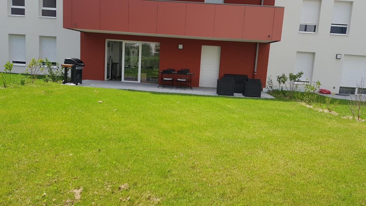 L'Instant Leman - T2 3 Etoiles A 5Min De Thonon Et Evian Avec Terrasse Et Jardin A 100M Du Lac Publier Luaran gambar