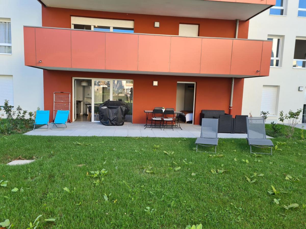 L'Instant Leman - T2 3 Etoiles A 5Min De Thonon Et Evian Avec Terrasse Et Jardin A 100M Du Lac Publier Luaran gambar