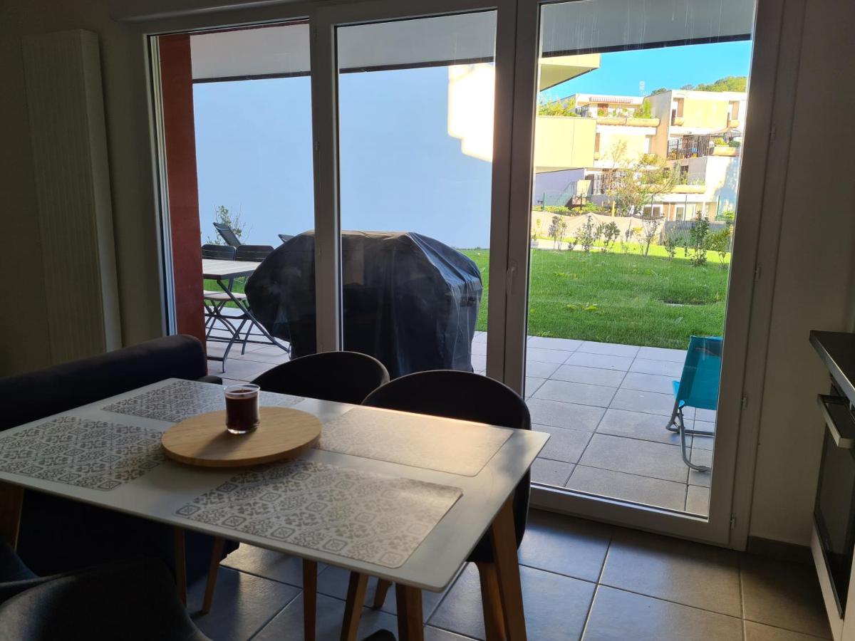 L'Instant Leman - T2 3 Etoiles A 5Min De Thonon Et Evian Avec Terrasse Et Jardin A 100M Du Lac Publier Luaran gambar